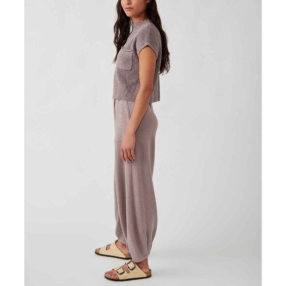 Free People Taupe Jogger Set - Picture 2 of 10